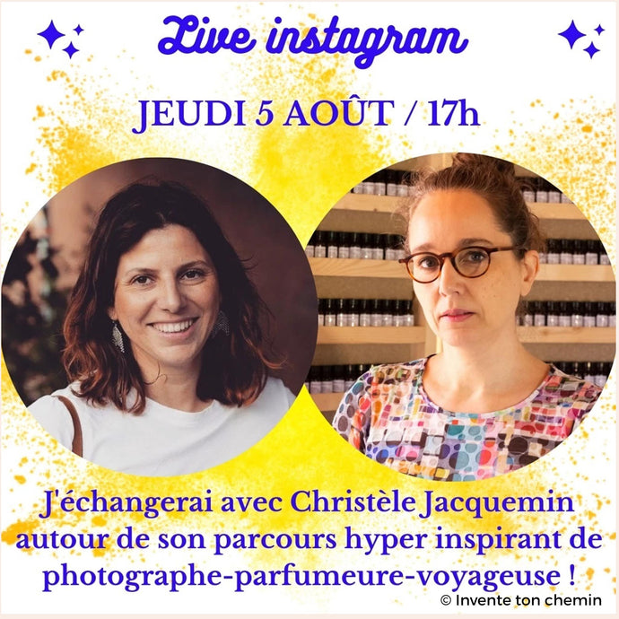 Live Instagram avec Sabrina d'Invente ton chemin